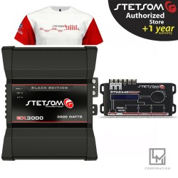 Stetsom Ex 3000 1 Ohm Black Amplifier + Stetsom STX2448 Processour 