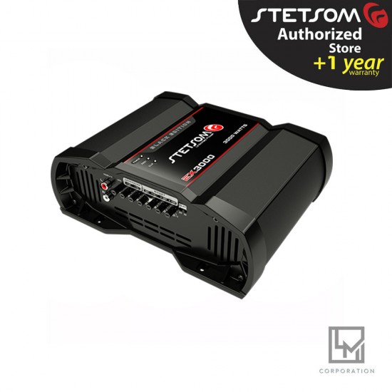 Stetsom Ex 3000 2 Ohm Black Mono High Power Car Audio Amplifier 3 Day Delivery