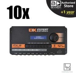 10X Banda Expert Electronics PX2 Connect 6 Way, Equalizer 46 Band Sound Processor