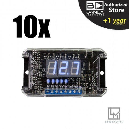 10X Banda Expert Eletronics Vs-1 Digital Sequencing Voltmeter Vs1 New Band Car Audio