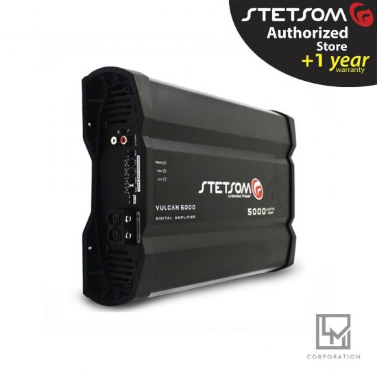 Stetsom Vulcan 5000 1 Ohm Digital Amplifier Car Audio vulcan5000 3 Day Delivery