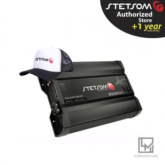 Stetsom Vulcan 5000 2 Ohms Digital Amplifier Car Audio vulcan5000 3 Day Delivery