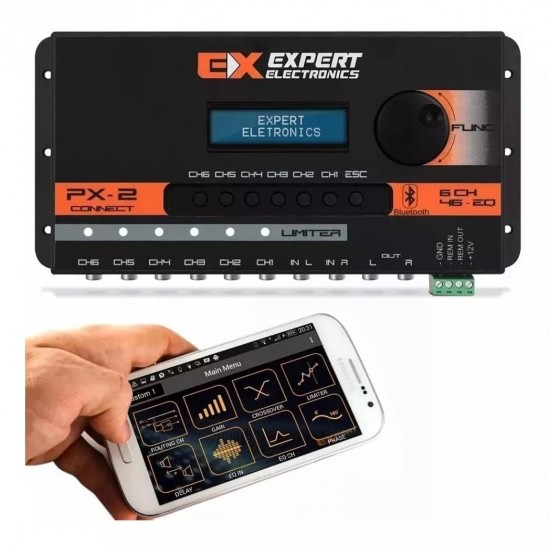 Banda Expert Electronics PX2 Connect 6 Way, Equalizer 46 Band Sound Processor