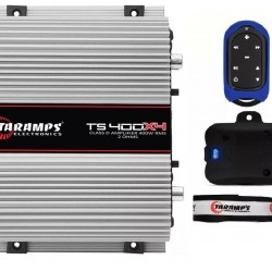 Taramps TS 400x4 + TLC 3000 Blue car audio amplifier 400 watts Remote Control
