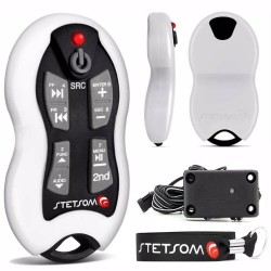 Stetsom SX2 White - Long Distance Remote Control - 16 Functions - Free Lanyard