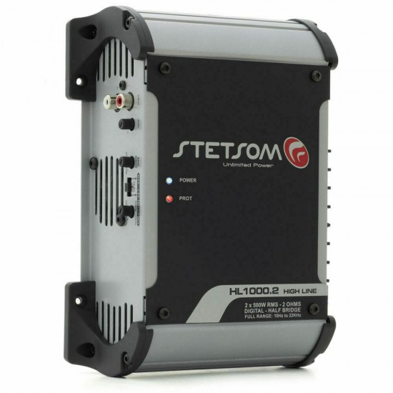 Stetsom HL1000.2 Channel 1120 Watts RMS 2 Ohm Car Amplifier 3 Day Delivery